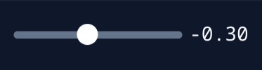 Screenshot of the range option type